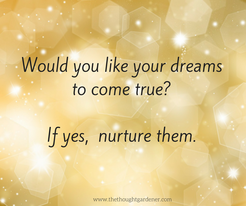 nurture your dreams